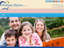 Tablet Screenshot of marasdentistry.com